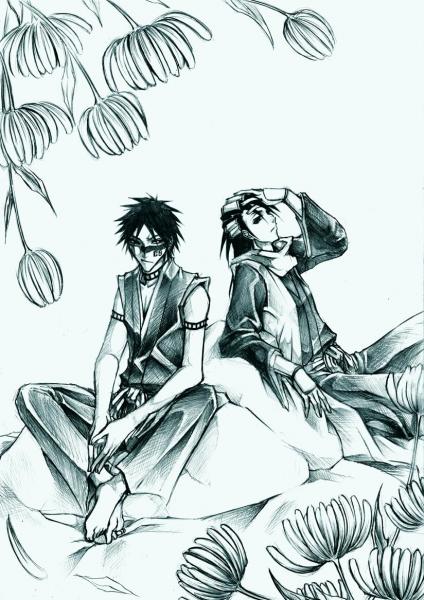 Hisagi et Byakuya